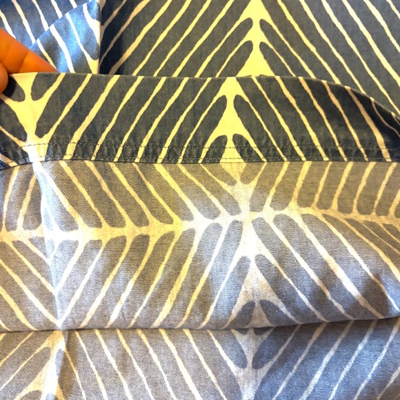 Marimekko and Uniqlo collab light blue and white denim A line midi skirt NWT - Picture 5 of 12